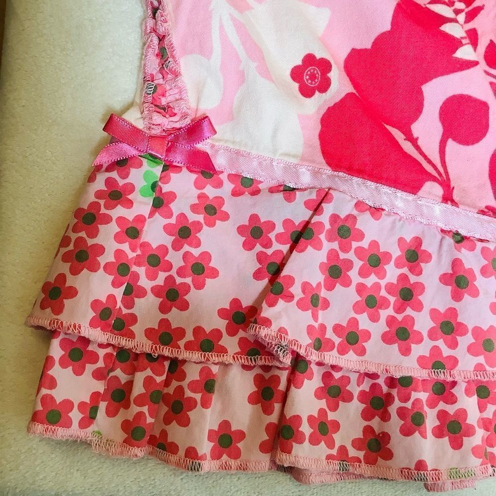 OILILY FLORAL PANT PINK 24 MONTHS SIZE 2 EUC - Picture 2 of 10